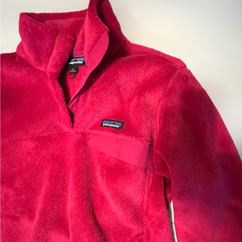 Patagonia Pink Pullover Fleece